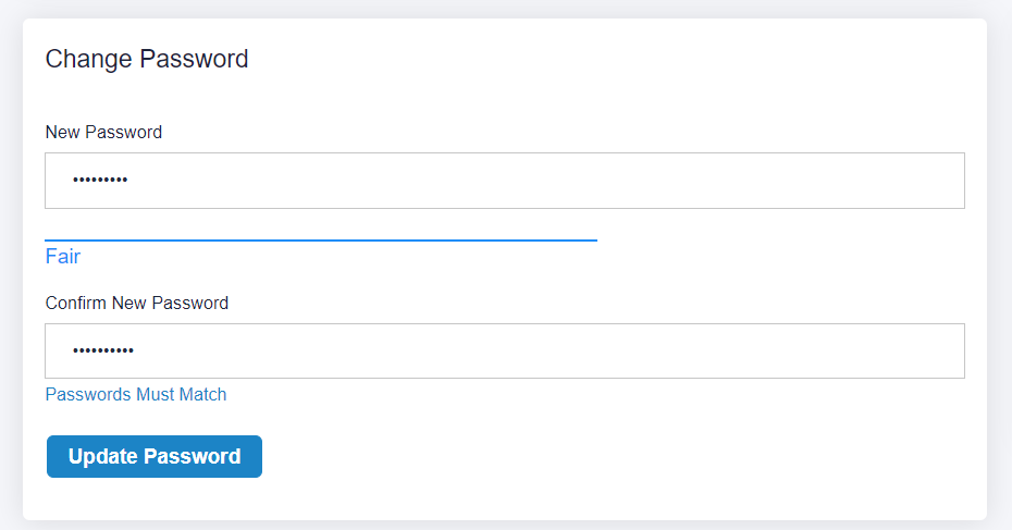 payex change pw